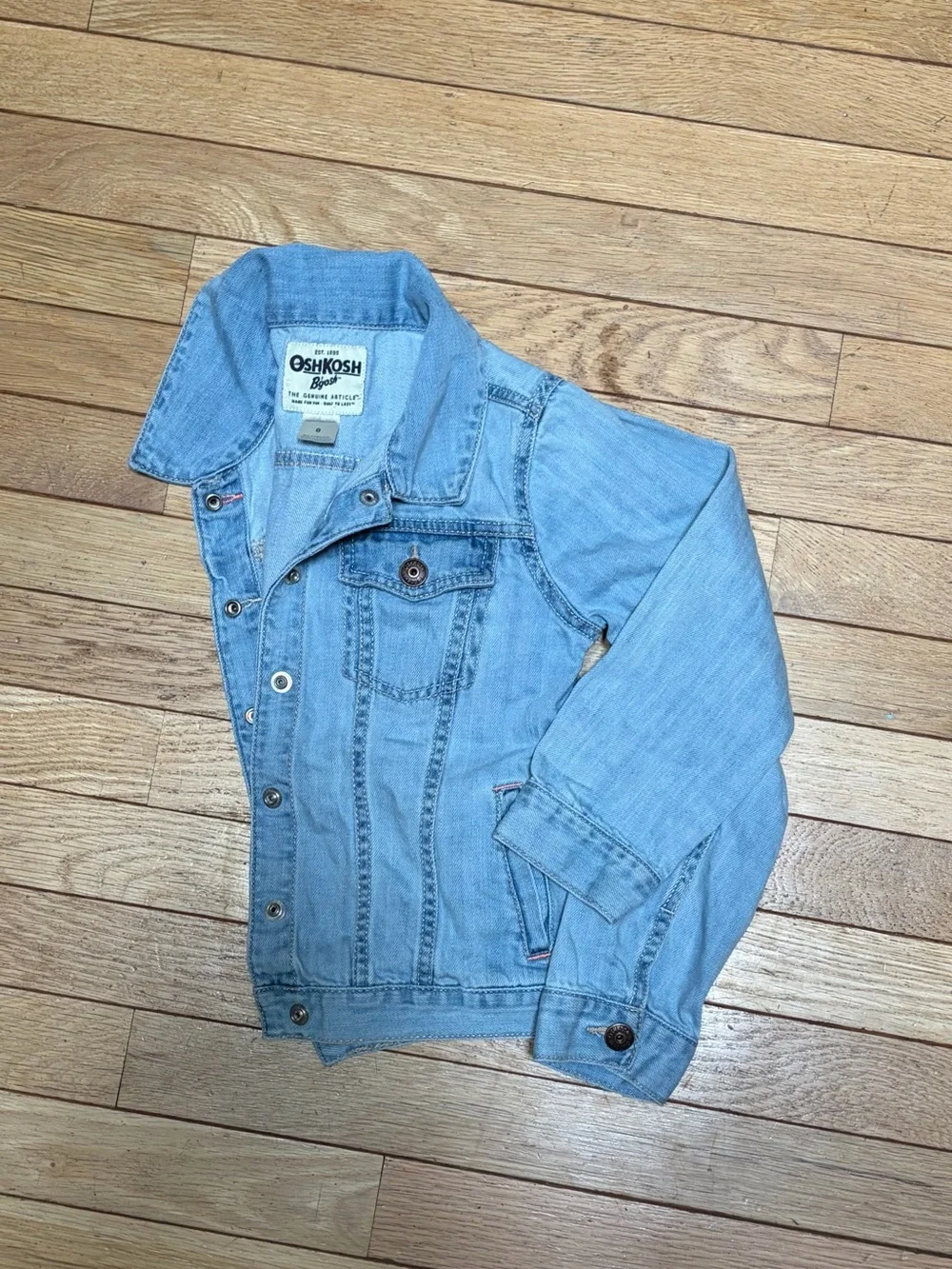 OshKosh B'gosh Kids Denim Jacket size 8